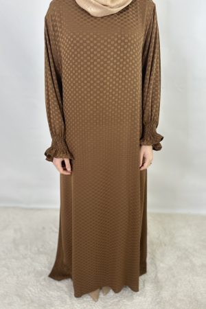 Abaya Myriam marron