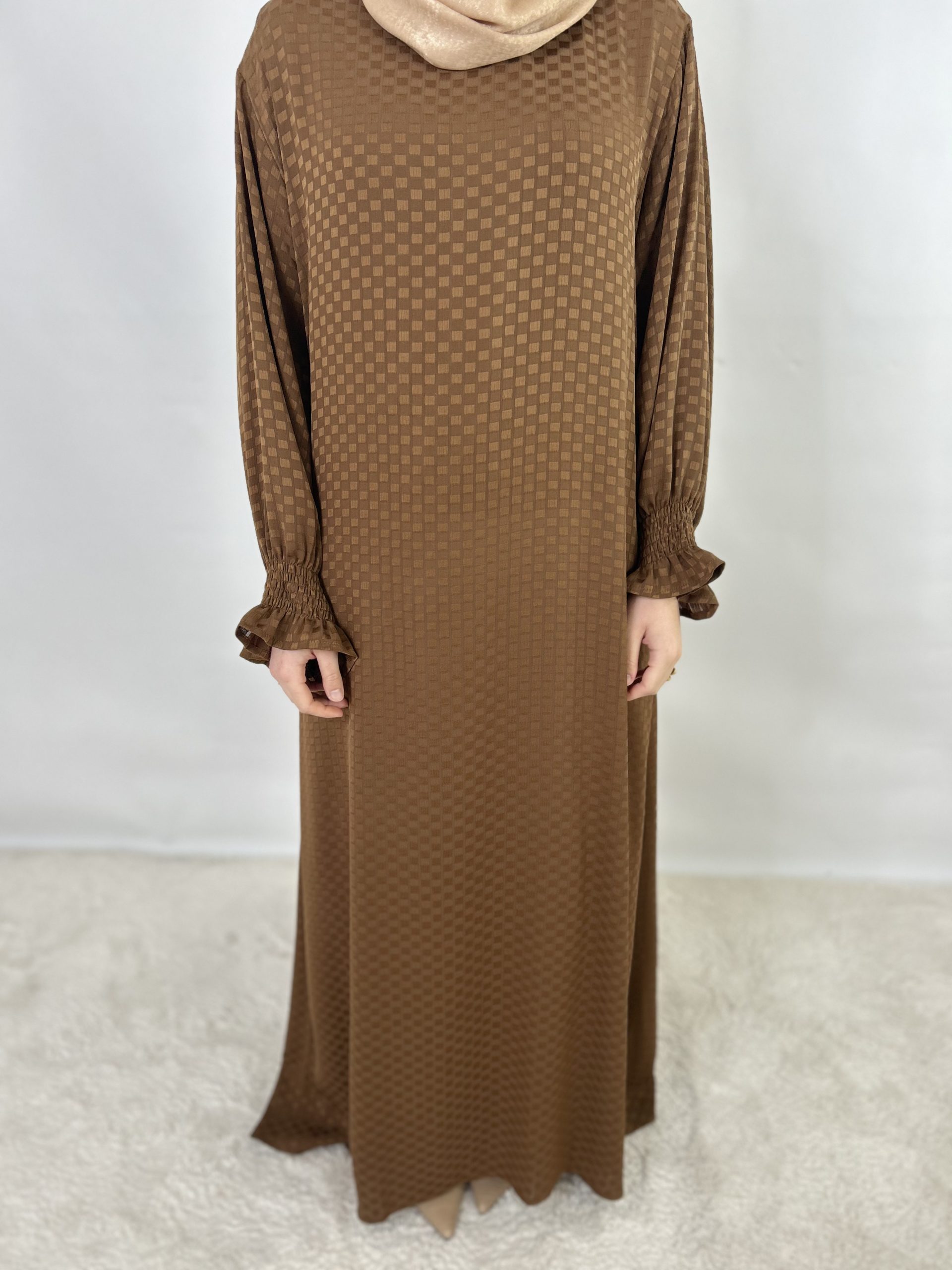 Abaya Myriam marron