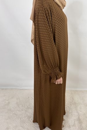 Abaya Myriam marron