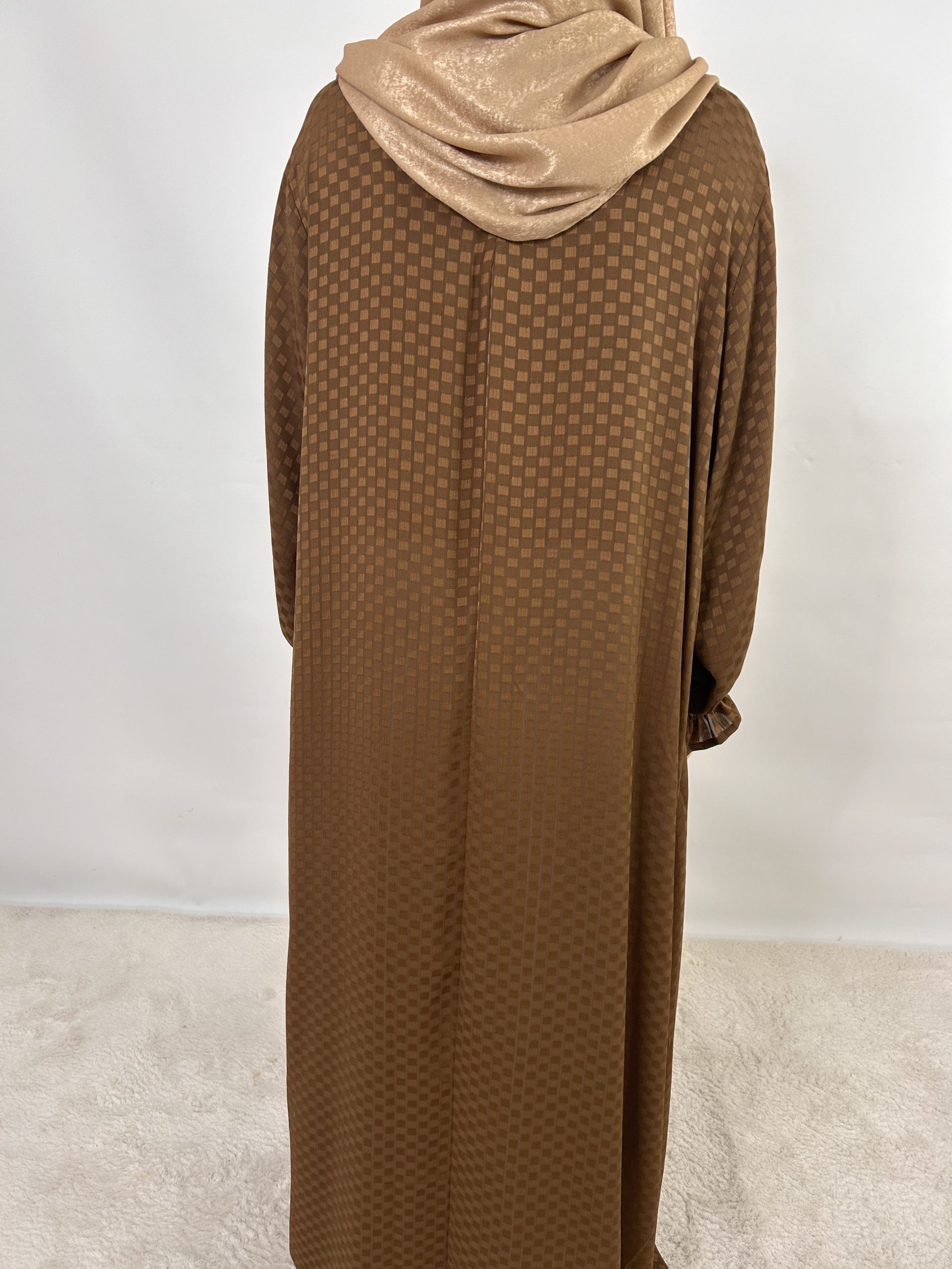 Abaya Myriam marron – Image 3