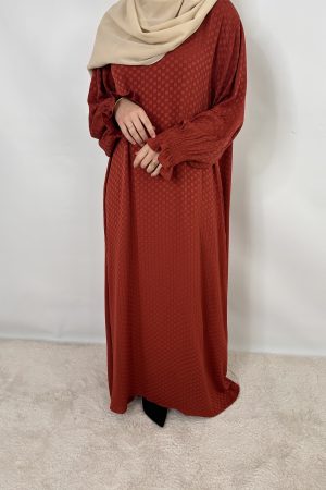Abaya Myriam rouge
