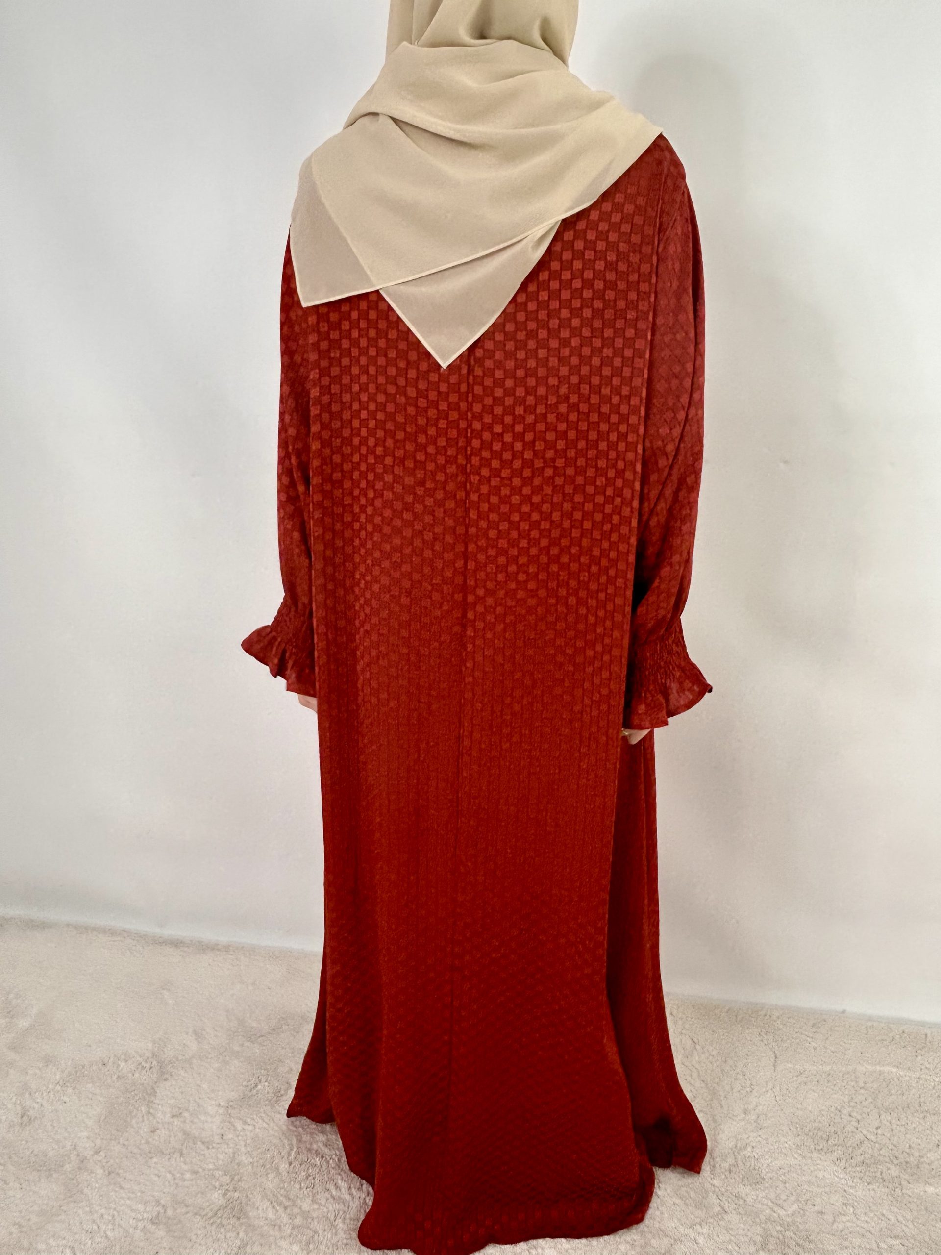 Abaya Myriam rouge – Image 5