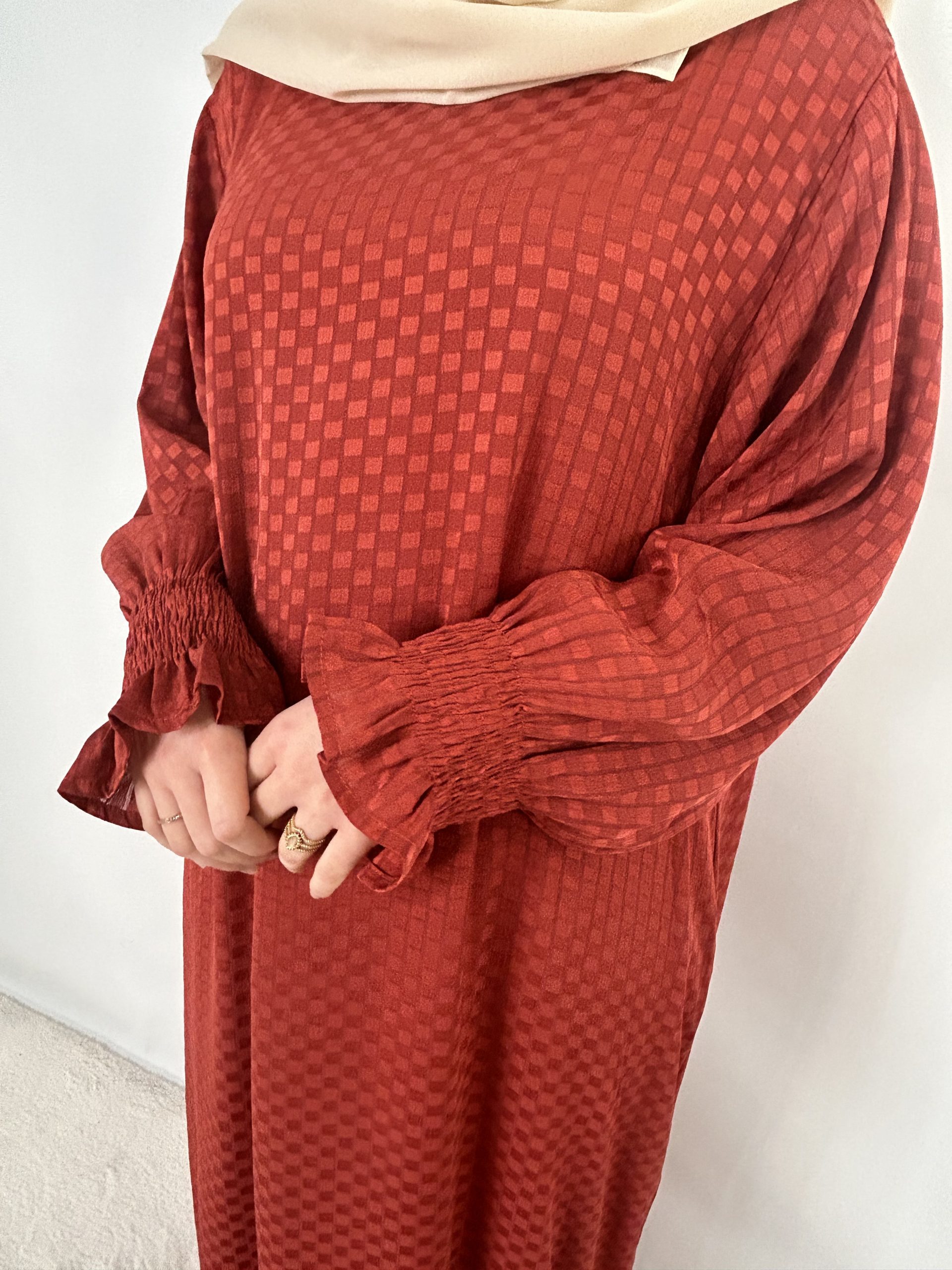Abaya Myriam rouge – Image 6