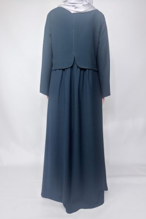 Robe longue fluide vue de dos